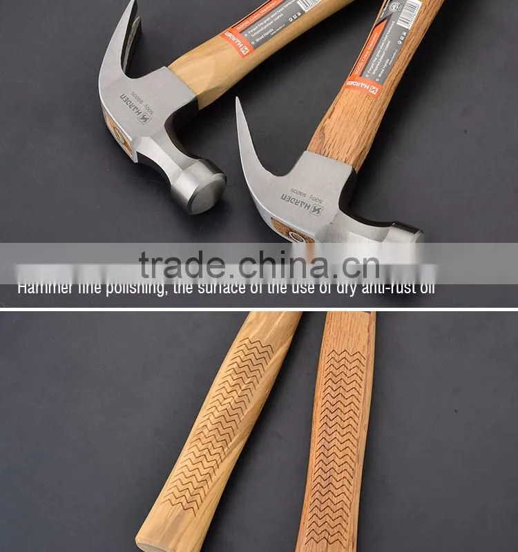 Professional Claw Hammer With Oak Wood Handle