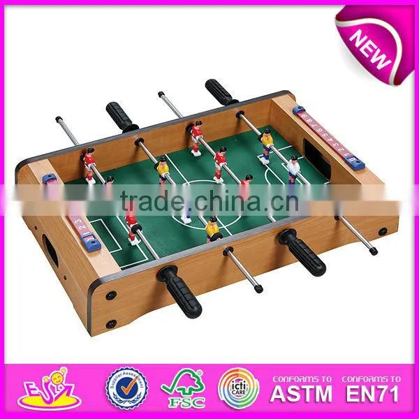 2016 New design hand play kids wooden football table W11A031
