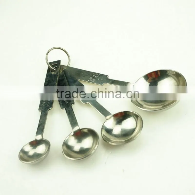 42142 4pcs Stainless Steel Nesting Measuring Cups and Spoons Set