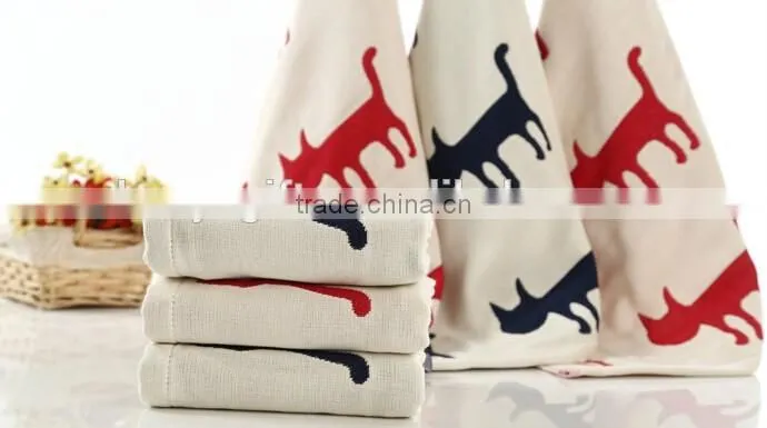 Wholesale Custom Printed Kids Small Airline Hand Towel 100% Cotton