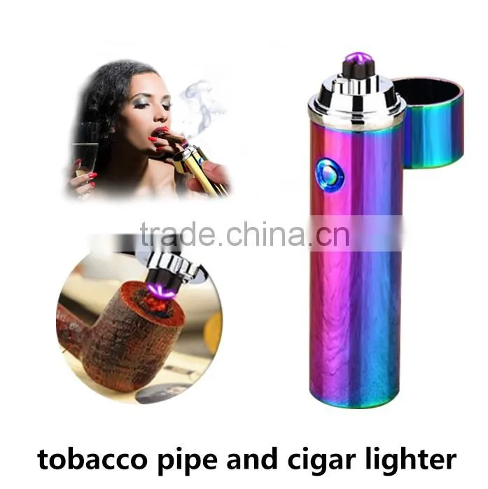Tesla checked lighter Coil Lighter USB Rechargeable Windproof Arc Lighter