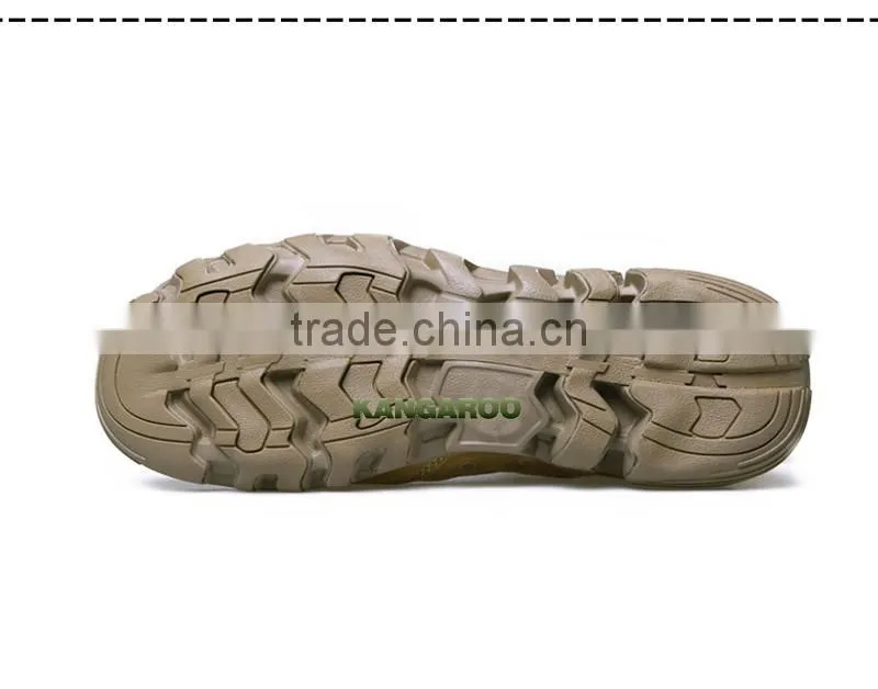Beige Military Desert Combat Boots