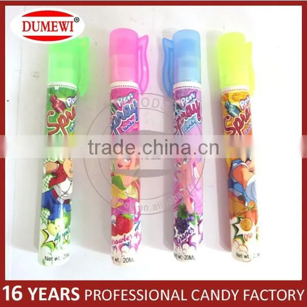 Fuirt Flavor Pen Spray Candy/ Magic Pen Spray Liquid Candy in Jar
