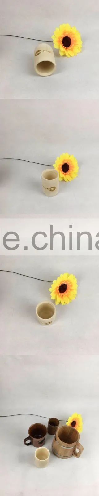 high quality customized logo bamboo wholesale tea cup