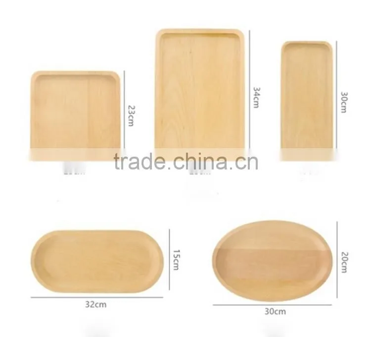 Ec-friendly graceful healthy wood tray