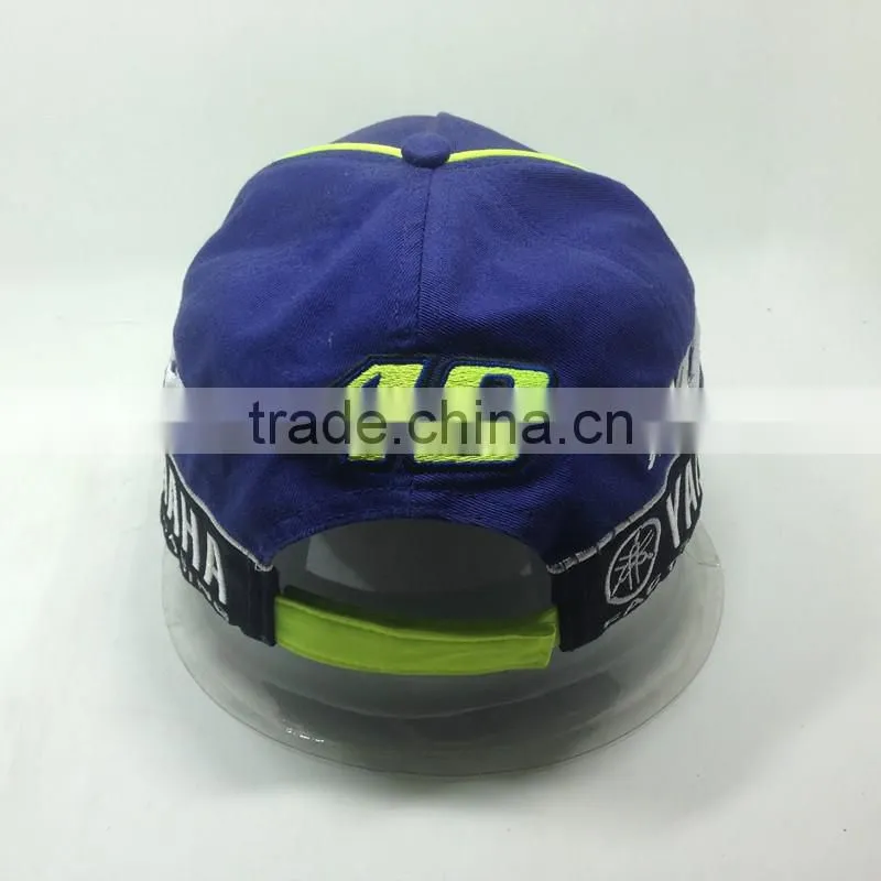 High Quality Racing Cap With 3D Embroidery And Baseball Cap