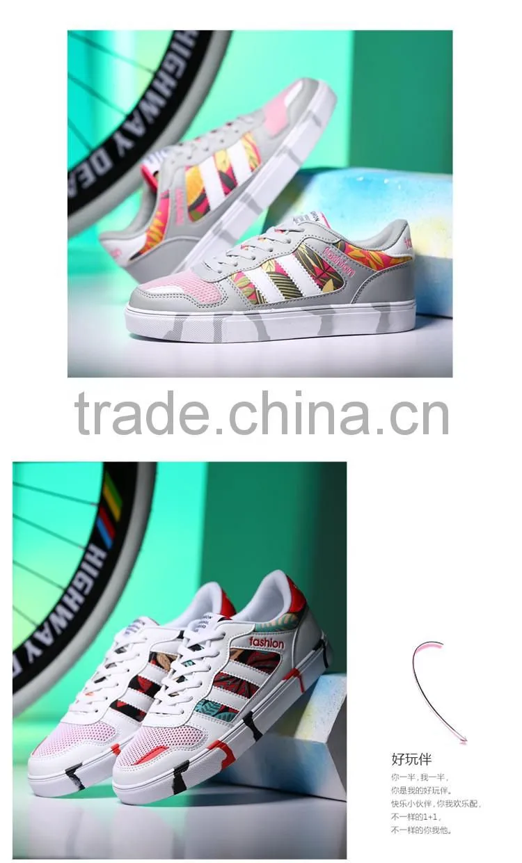 high quality summer leather mesh casual shoes men fashion, adults casual shoes sample from china for male