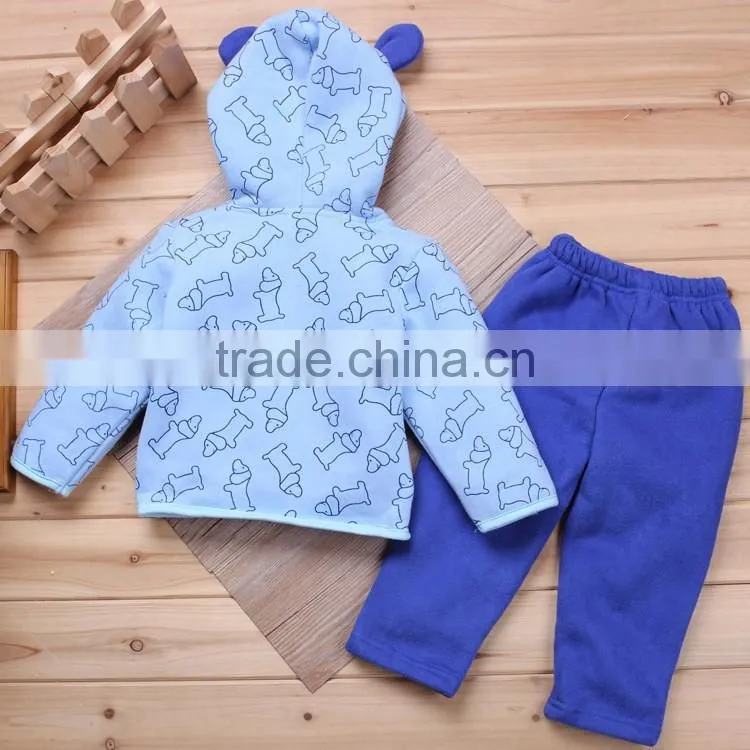 Girls clothing plushed fleece casual tops contrast color sweatshirt