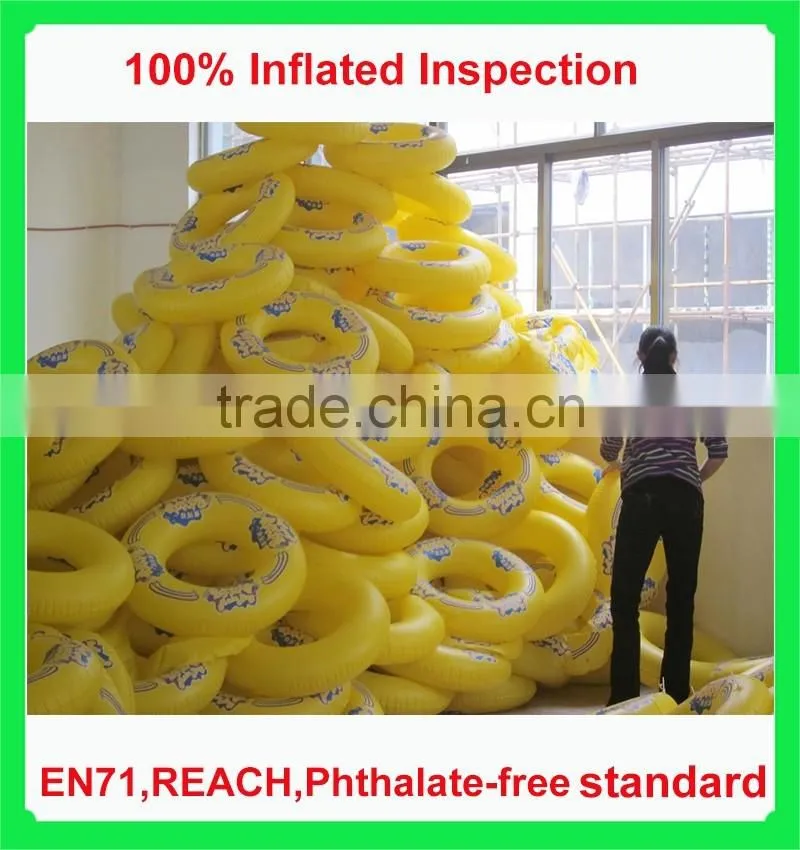 customised printing logo inflatable swimming circle