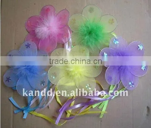 mini nylon love flower/artificial nylon flower/fairy mini flower