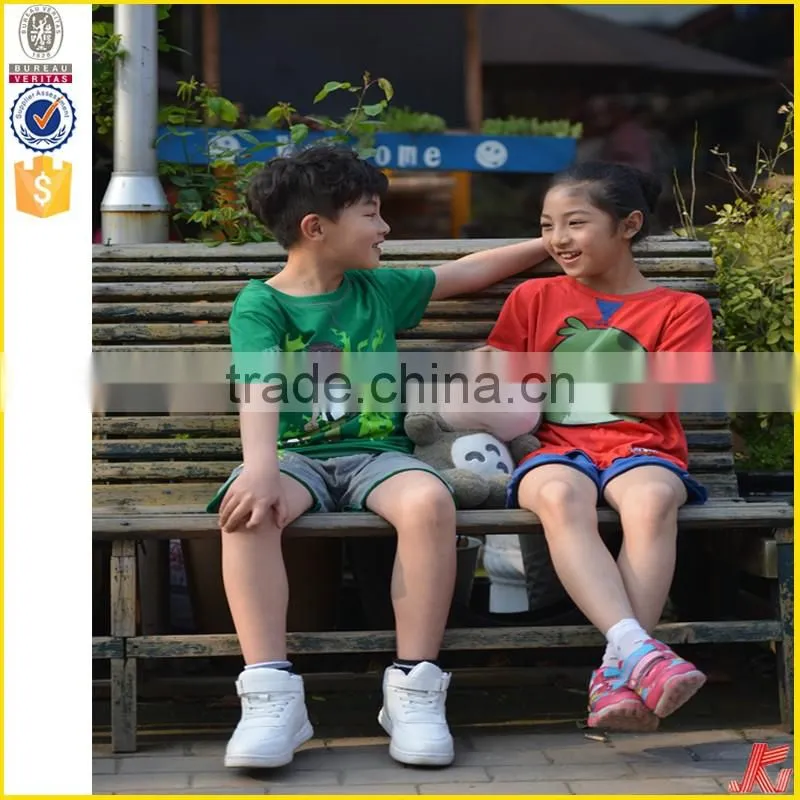 hot sale wear cute pattern cotton t shirt for kids