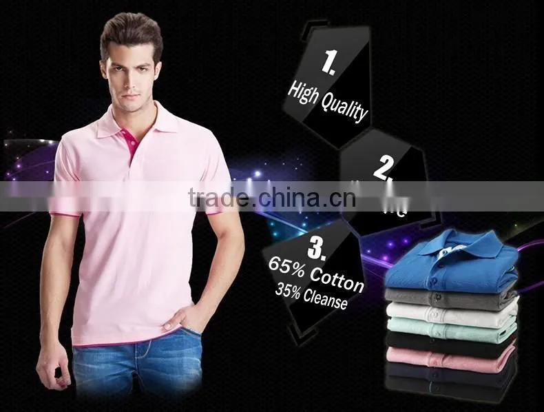 custom news design 100% cotton two color short sleeve polo shirt Bosco Sport Shirt couple slim shirts design for lovers