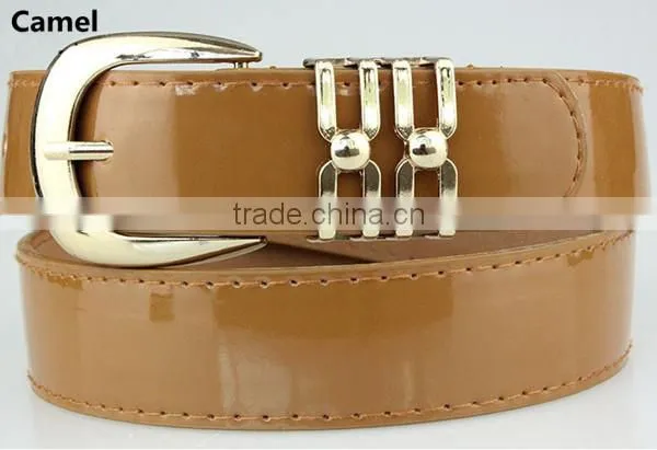 MOQ 1pc new arrival high quality with flat buckle design in alloy metal material safety leather belt buckle for women