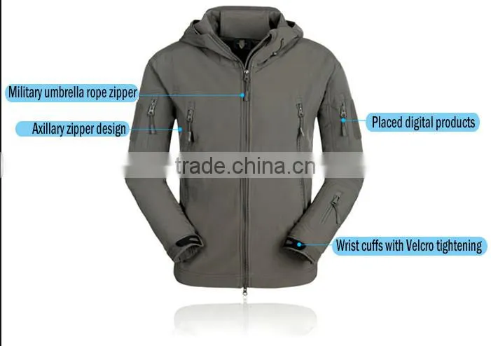 Tactial military windbreaker jacket cool mens jackets