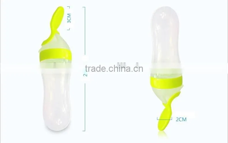 baby feeder feeding bottle/Baby Food Dispensing Spoon/baby food feeder