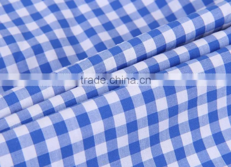 small checks men's long sleeve button-down casual shirt