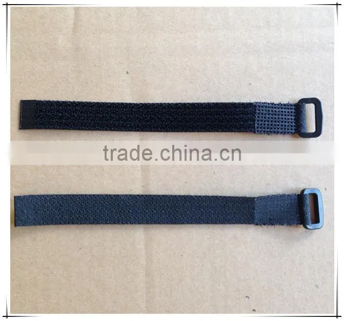 Flexible Nylon Hook and Loop adjustable cable tie with Logo