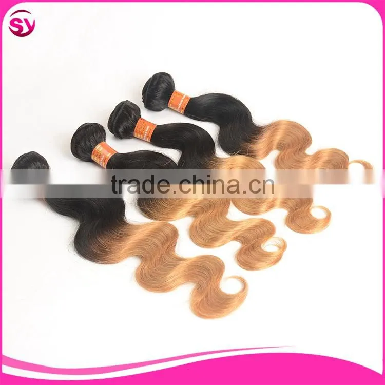 Hot Selling Gorgeous Two Tone Ombre Body Wave 10 Inch Brazilian Hair