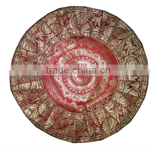 Throw Round Decor Cushion Covers , round jacquard cushion