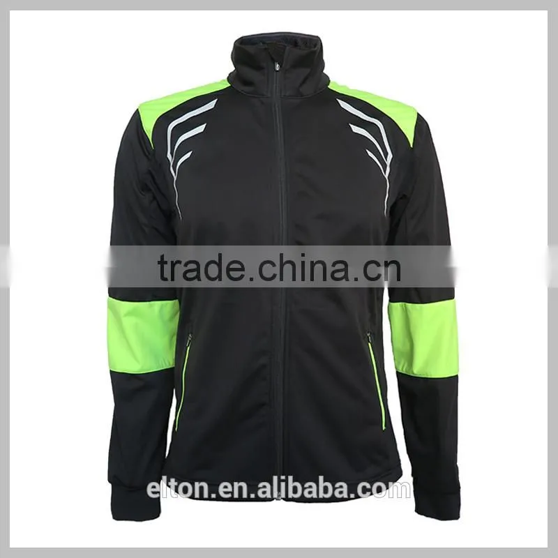Men's Single Windproof Waterproof Reflective Soft Shell Jacket High Quality