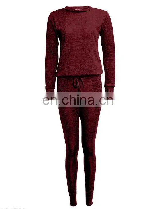 2016 China OEM Ladies Womens Casual Leisure LOUNGE WEAR Set JOGGERS Tracksuit