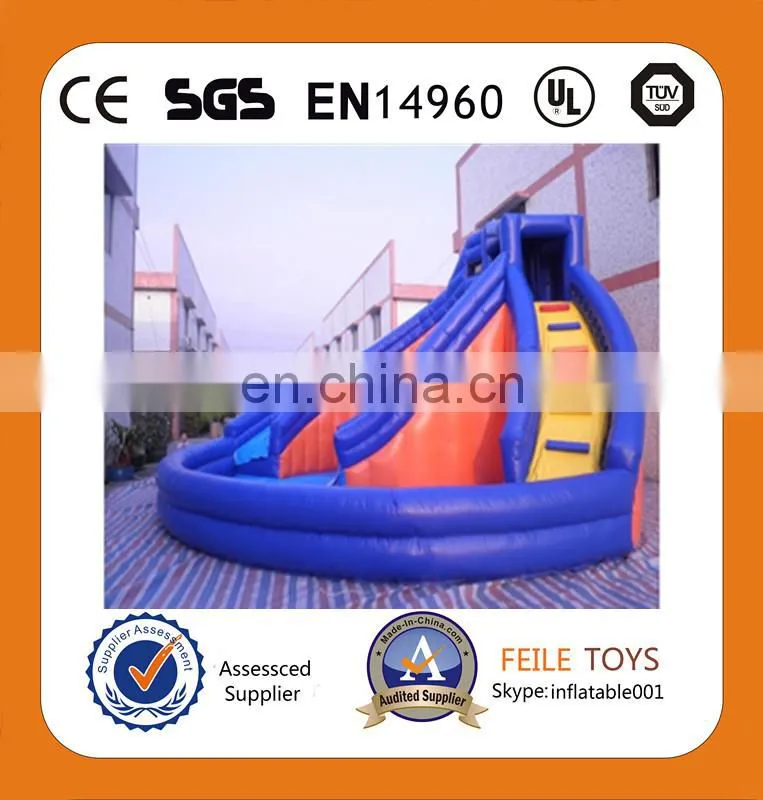 Best used water park purple slides for sale,inflatable water slide,inflatable slide