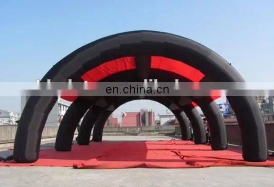 Inflatable arch connected canopy for sale/large inflatable arch tent for outdoor event