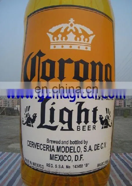 Lighting Inflatable beer bottle model