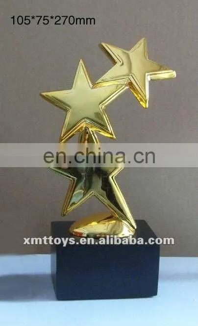 sports gold plate metal trophy cup