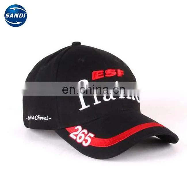 Promotional custom embroidery LOGO 6 panel baseball sport hat