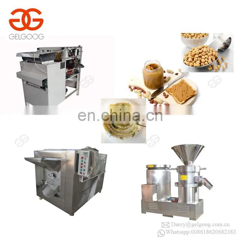 Practical Soybean Chickpeas Hummus Grinding Grinder Machine Nut Almond Peanut Butter Production Line