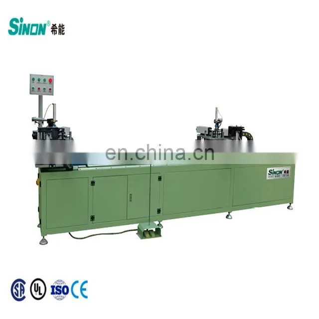 Double Head Aluminum Window and Door Corner Crimping Machine /Knieves Customized Aluminum Window Frame Combing Machine
