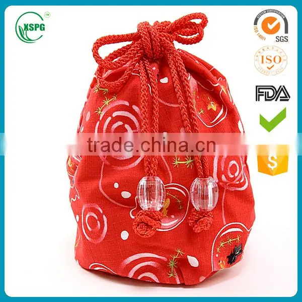 Convenient packaging draw string bag