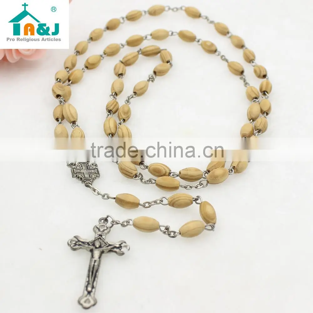 Alibaba Trade Assurance Supplier wood rosary craft Wholesale newest