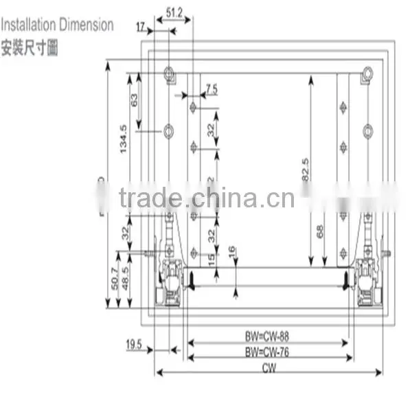 full extension ball bearing drawer slide