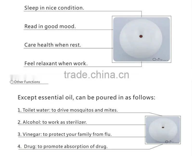 Fashionable electric aroma diffuser/incense burner