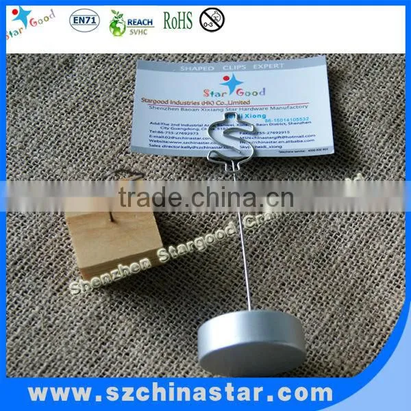 Fancy shapes PET coated paper clip in plastic box