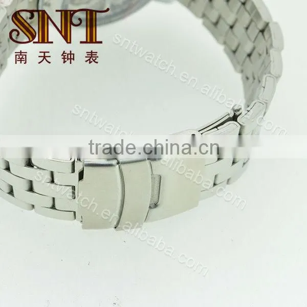 SNT-ME024 stainless steel back water resistant mechanical watch 30m