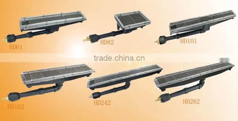 Infrared asphalt catalytic gas heater for food baking process (HD 61)