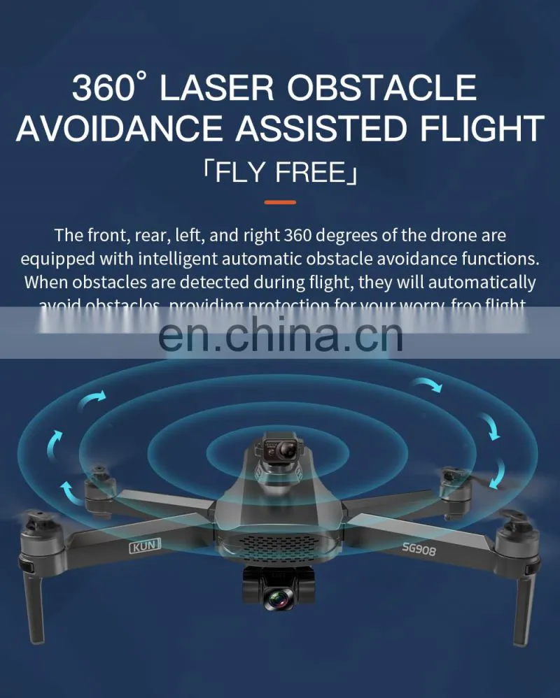 SG908 PRO 4K camera can foldable 3 axis gimbal camera EIS anti-shake smart follow headless mode drone