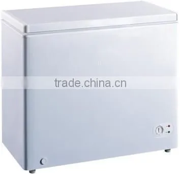 Silver color commercial slim freezer mini deep freezer price