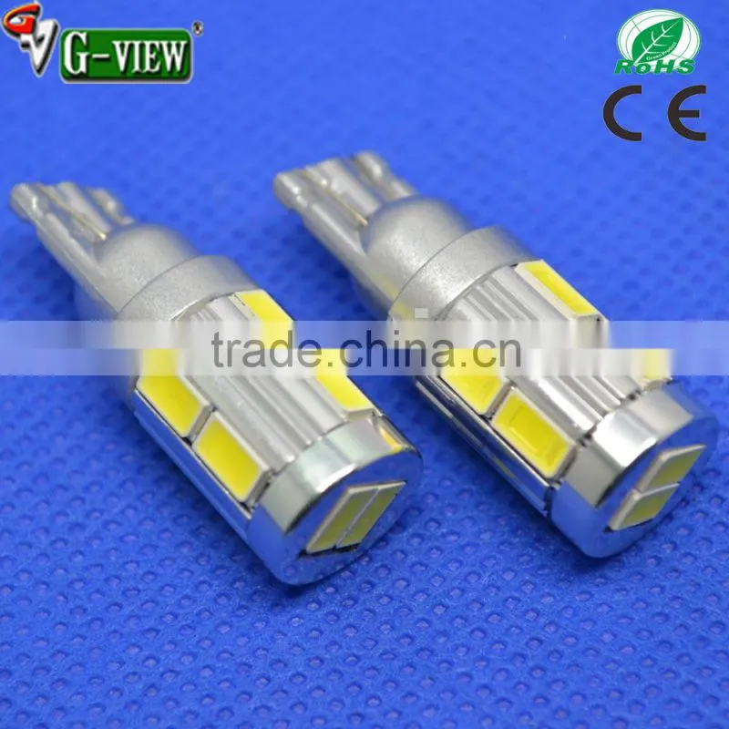 T10/194 hotsale 10smd T10 5630 auto car led bulb canbus