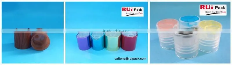 Cosmetic screw cap with long nozzle top.Pointed mouth plastic screw cap for cosmetic squeeze bottle