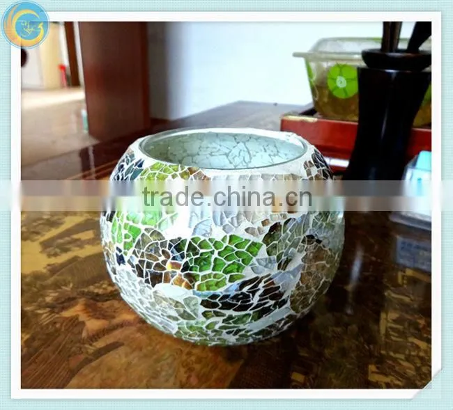 beautuful mosaic glass oil lamp