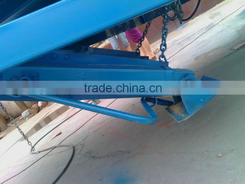 Movable 12 Tons hydraulic yard container loading ramps