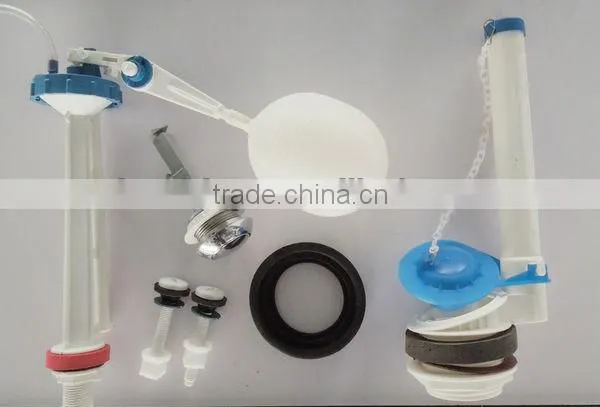 Toilet cistern Bottom inlet valve top press
