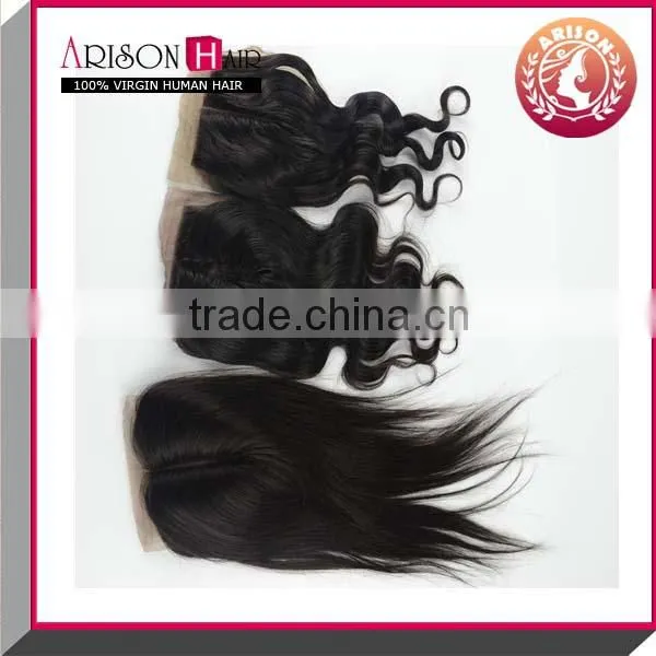 grade 7Avirgin brazilian closure straight lace closure remy lace front closure with baby hair