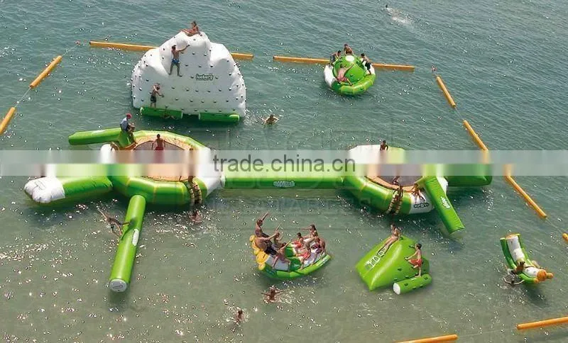 2014 Cheap commercial standard inflatable aqua park for kids