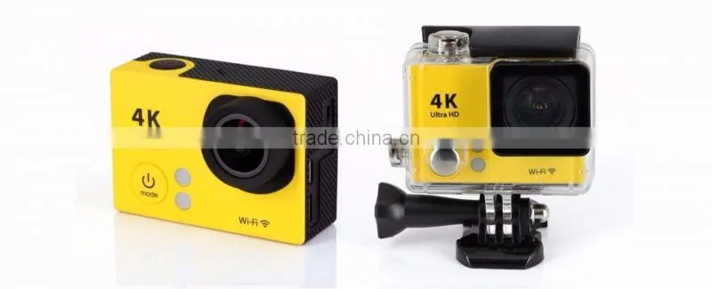 H2R 2016 HOT SALES 4K Ultra HD 170 LENS wifi camera mini Waterproof sport video action camera be unique