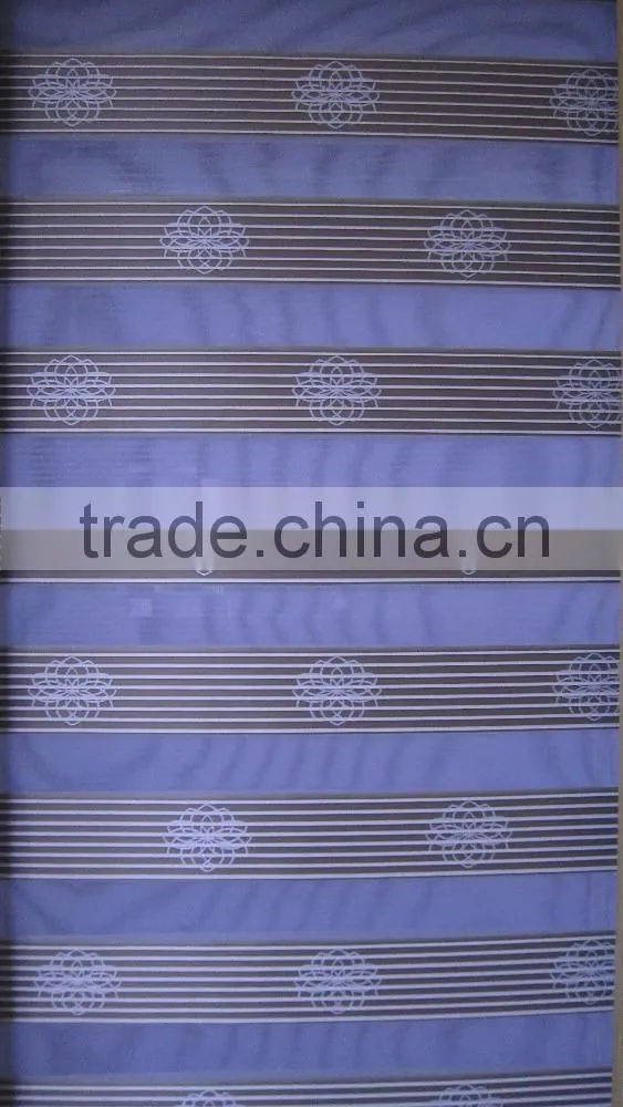 Polyester Material Jacquard and Pleated Style Zebra Blids Fabric